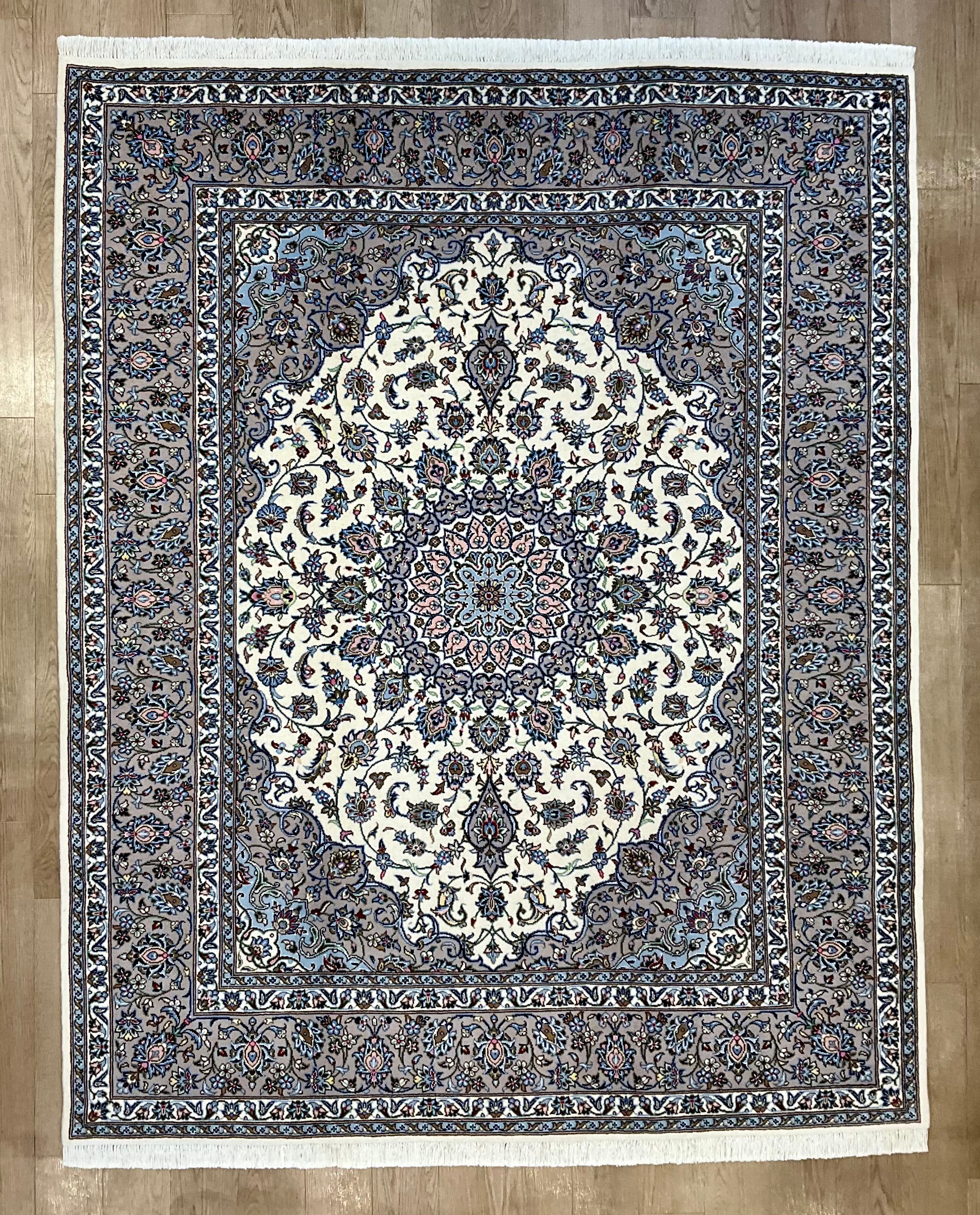 カシャーン (カシャン)245cm x 200cm PS6960 – ペルシャ絨毯専門店