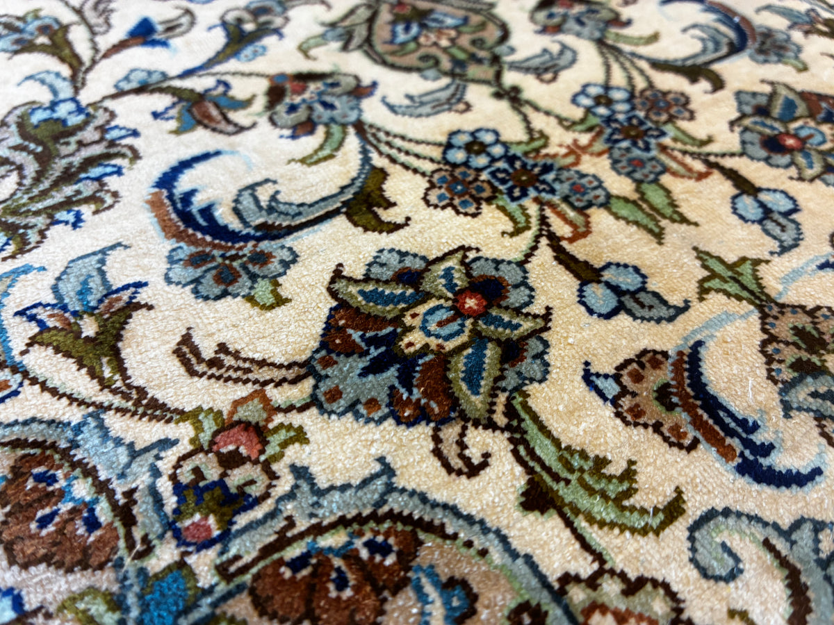 【千葉店】カシャーンシルク ネギン工房 92cm x 58cm NT13856