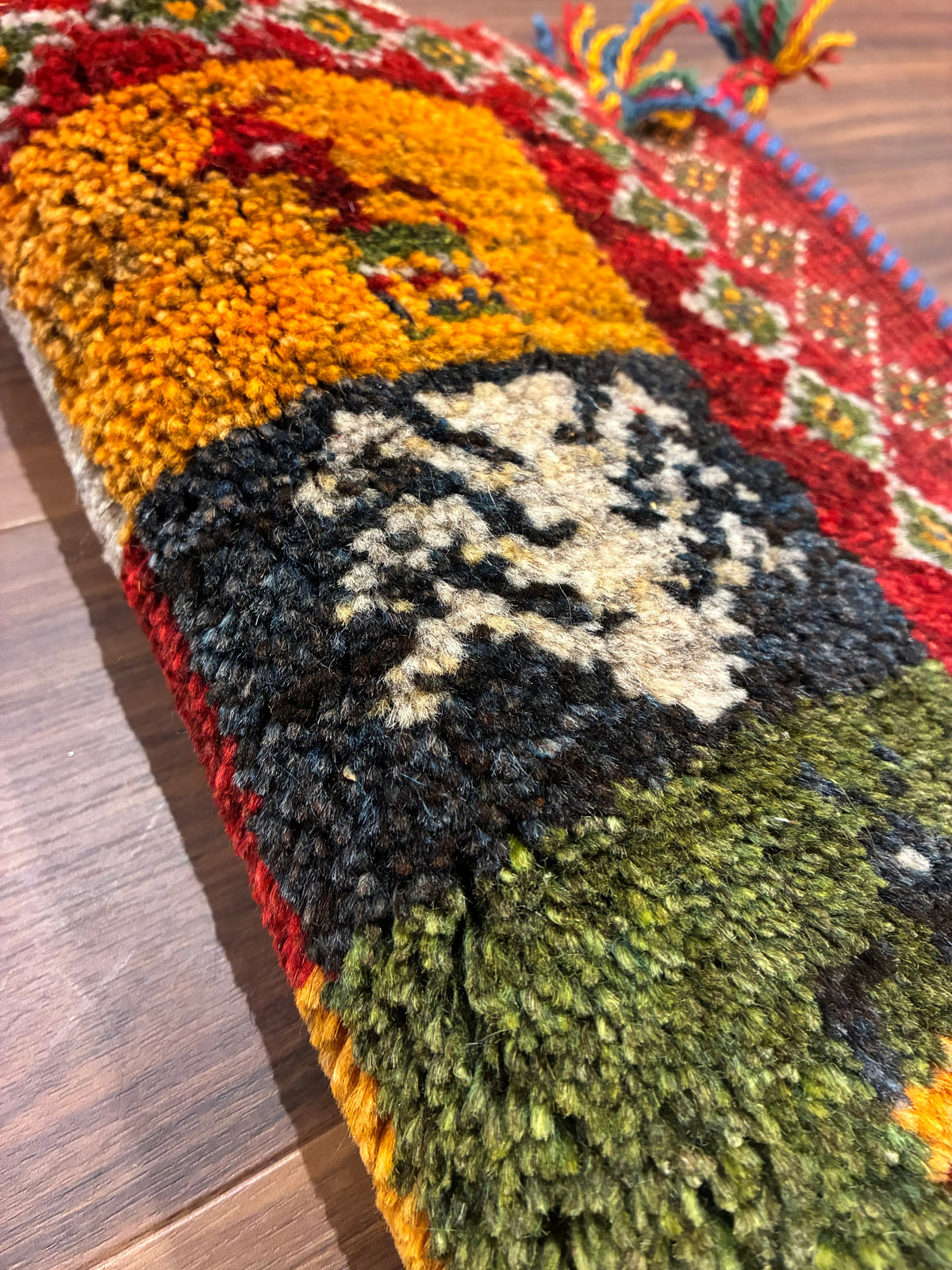 【千葉店】ギャッベ 45cm x 37cm Z3380