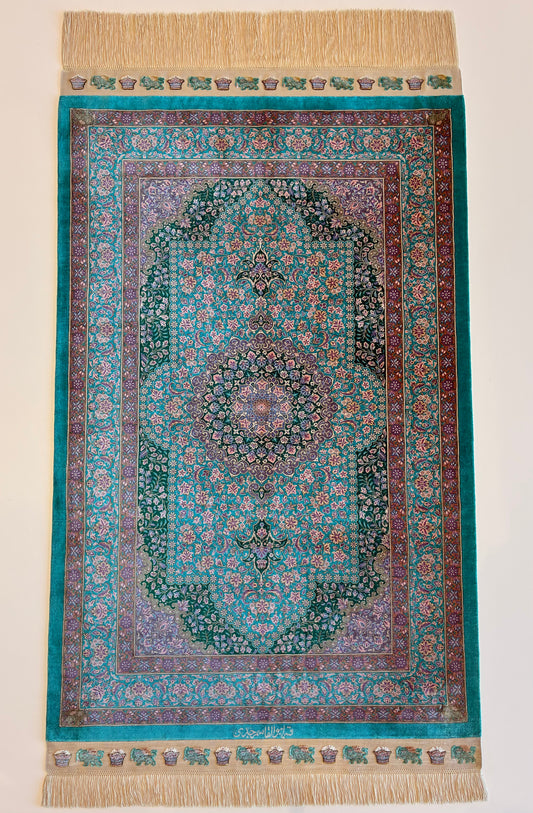 【千葉店】クム ジェッディ工房 125cm x 82cm PS12944