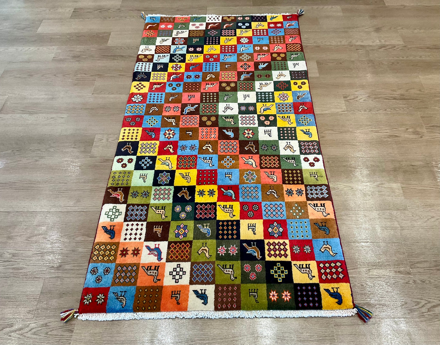 カシュクリギャッベ  200cm x 100cm NT17262