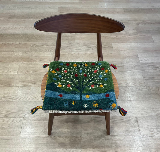 ギャッベ 42cm x 40cm T6323