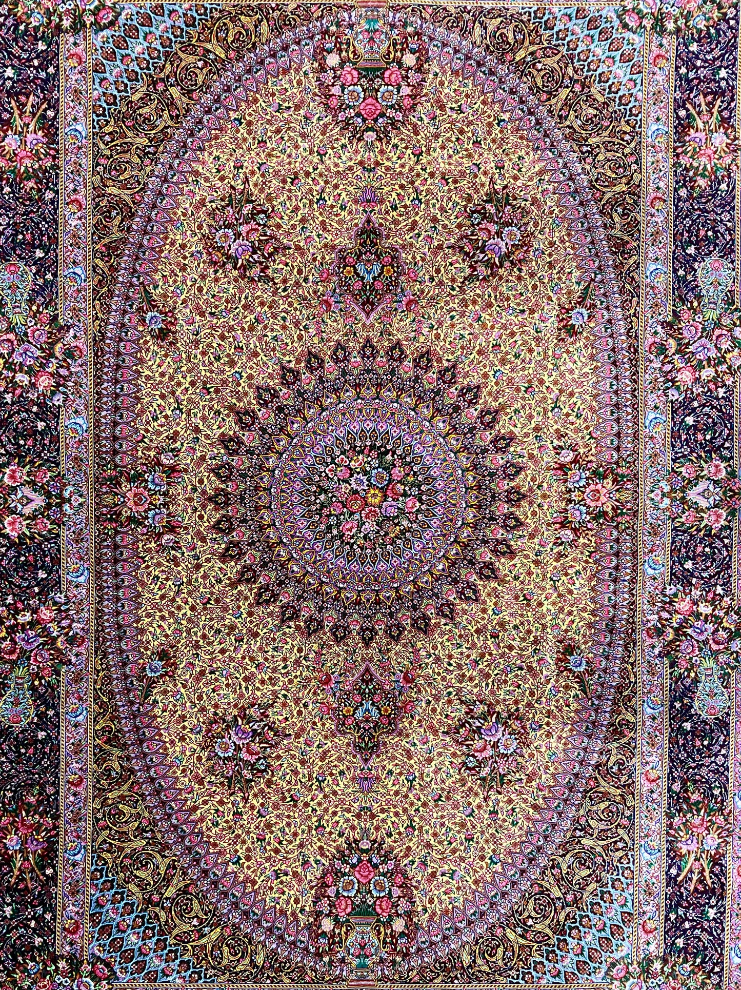 クム モハンマディ工房 207cm x 135cm NT15027