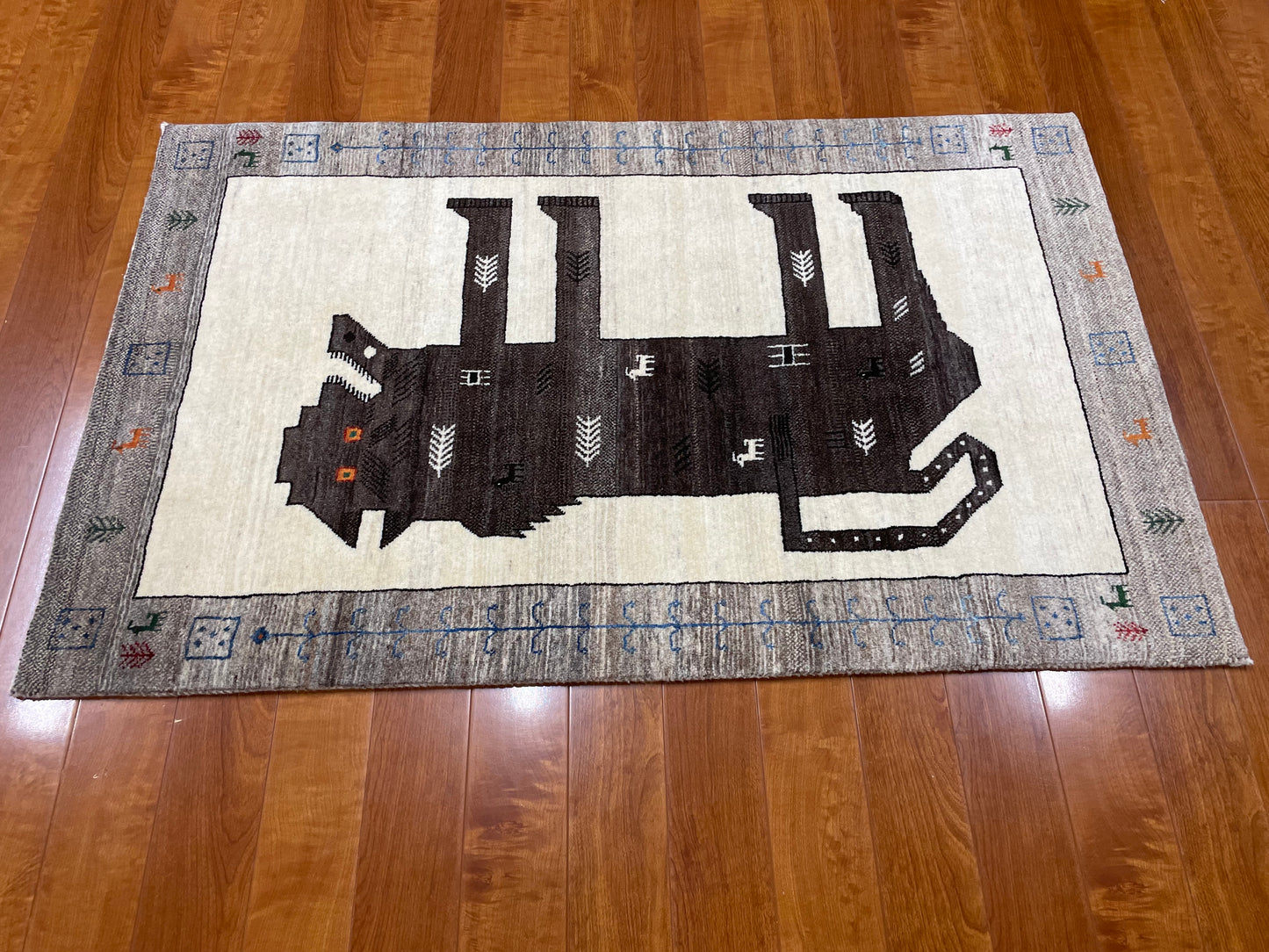 【オンライン限定】カシュクリギャッベ 132cm x 82cm RJ15169