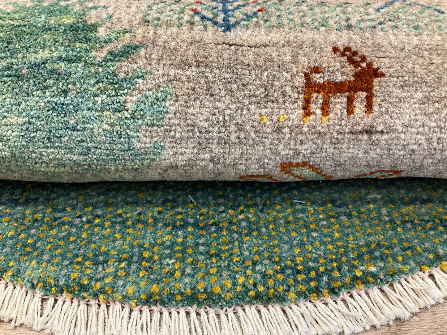 ギャッベ アマレバフト Φ100cm RJ14729