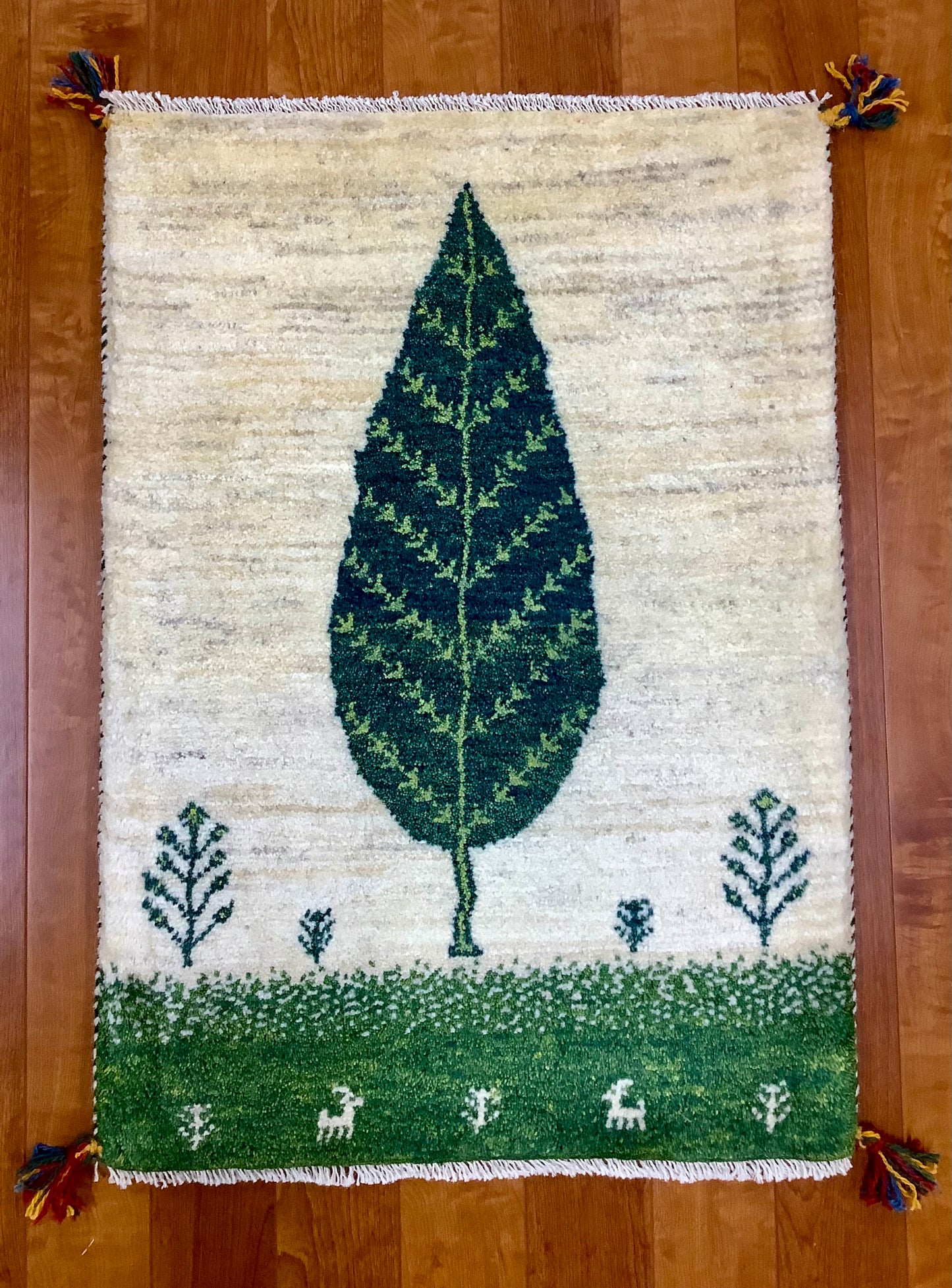 【オンライン限定】ギャッベ 87cm x 63cm RJ13730