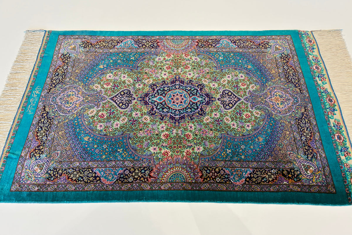 【千葉店】クム モハンマディ工房 88cm x 60cm NT15030