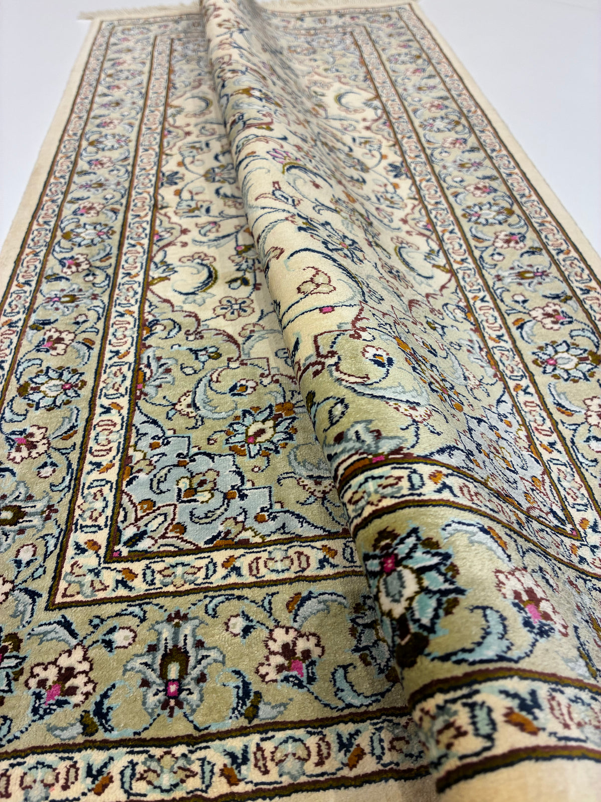 【千葉店】カシャーンシルク ネギン工房 90cm x 60cm PS13766