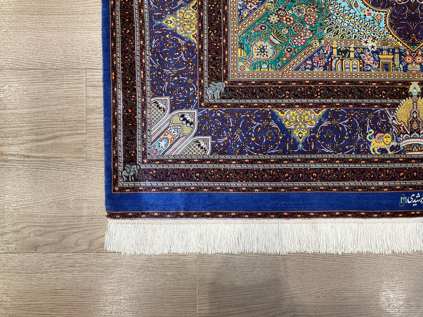 クム ジャムシーディ工房 148cm x 104cm NT11438