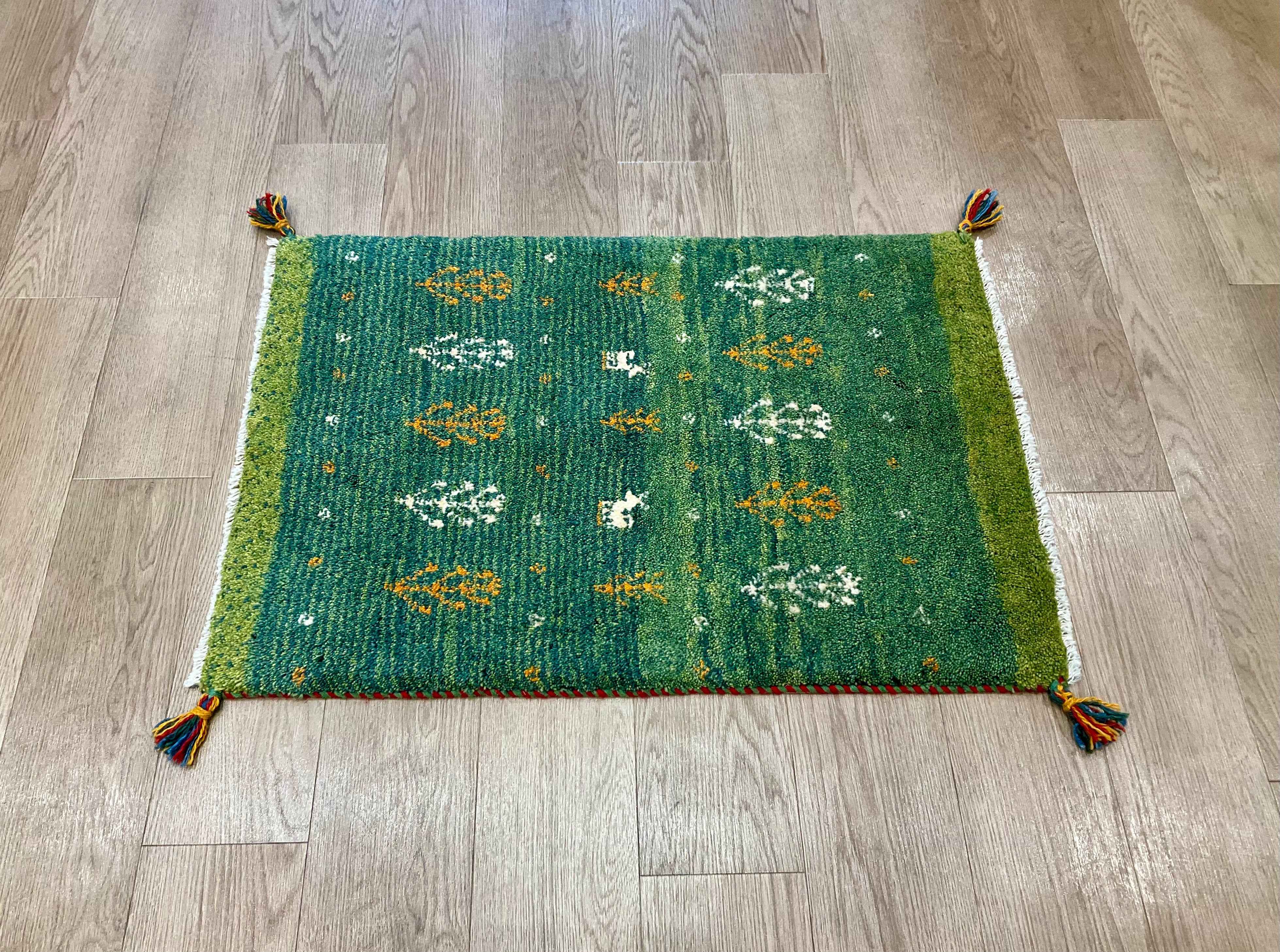 ギャッベ 90cm x 60cm RJ11566 – ペルシャ絨毯専門店 ペルシャンパトリス