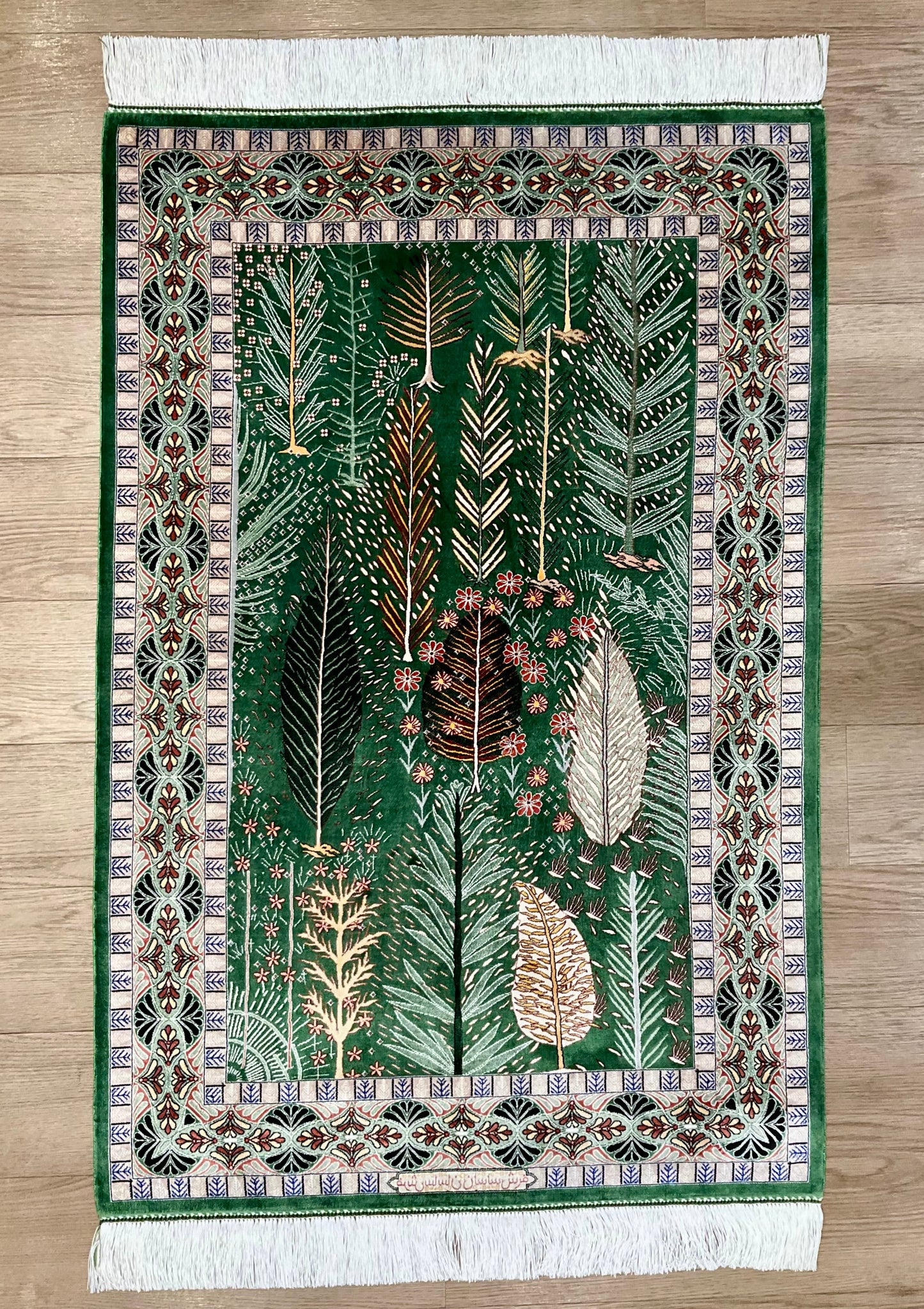 ペルシャンシルク 120cm x 80cm PS10483