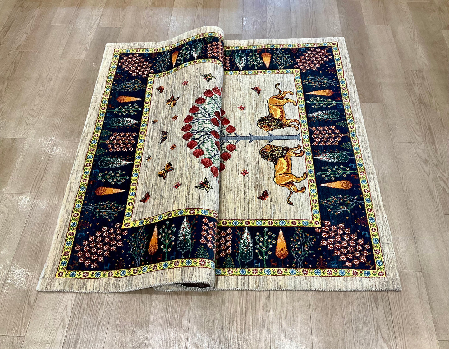 カシュクリギャッベ  200cm x 152cm RJ16073