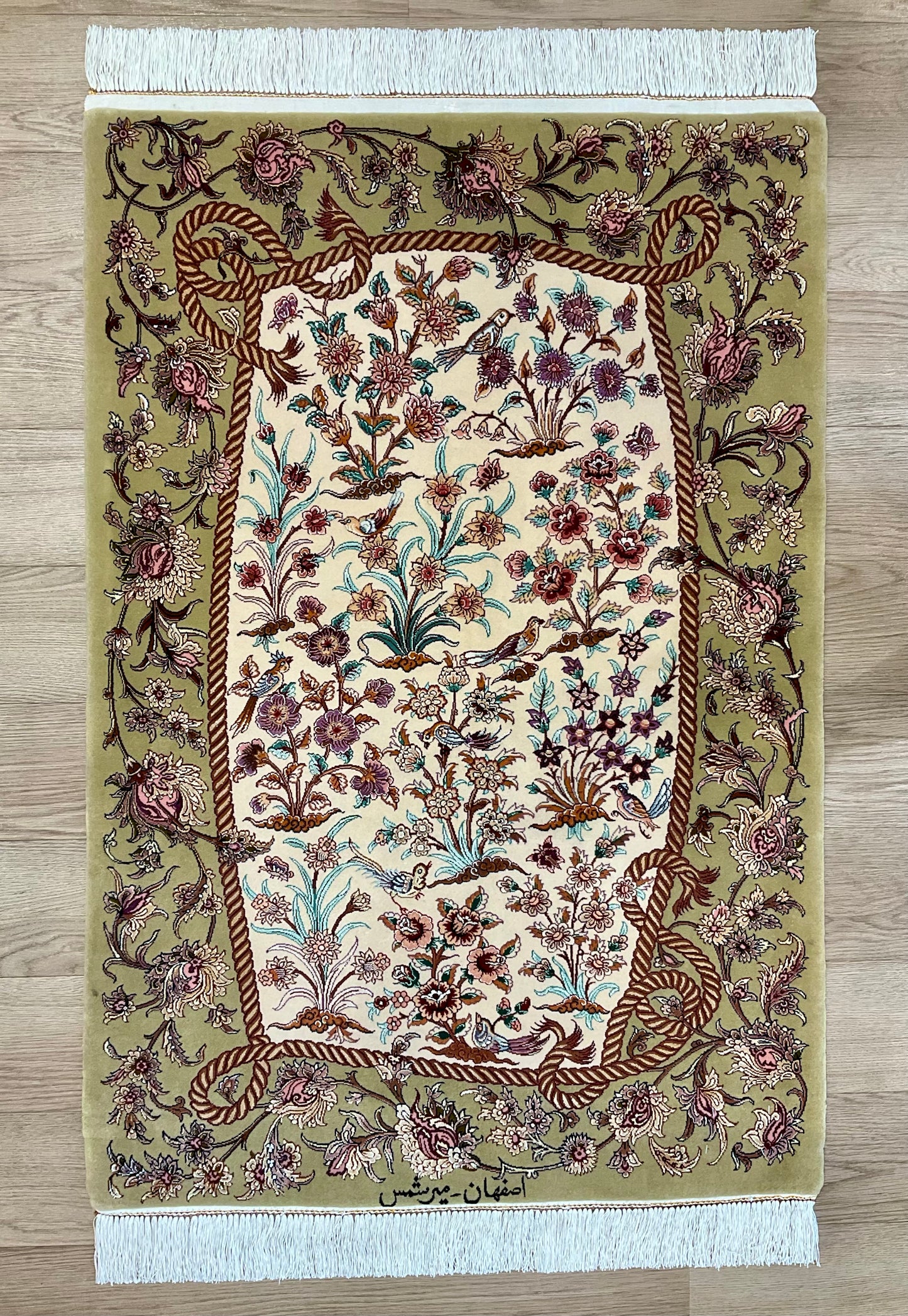 イスファハン ミルシャームス工房 124cm x 85cm PS10901