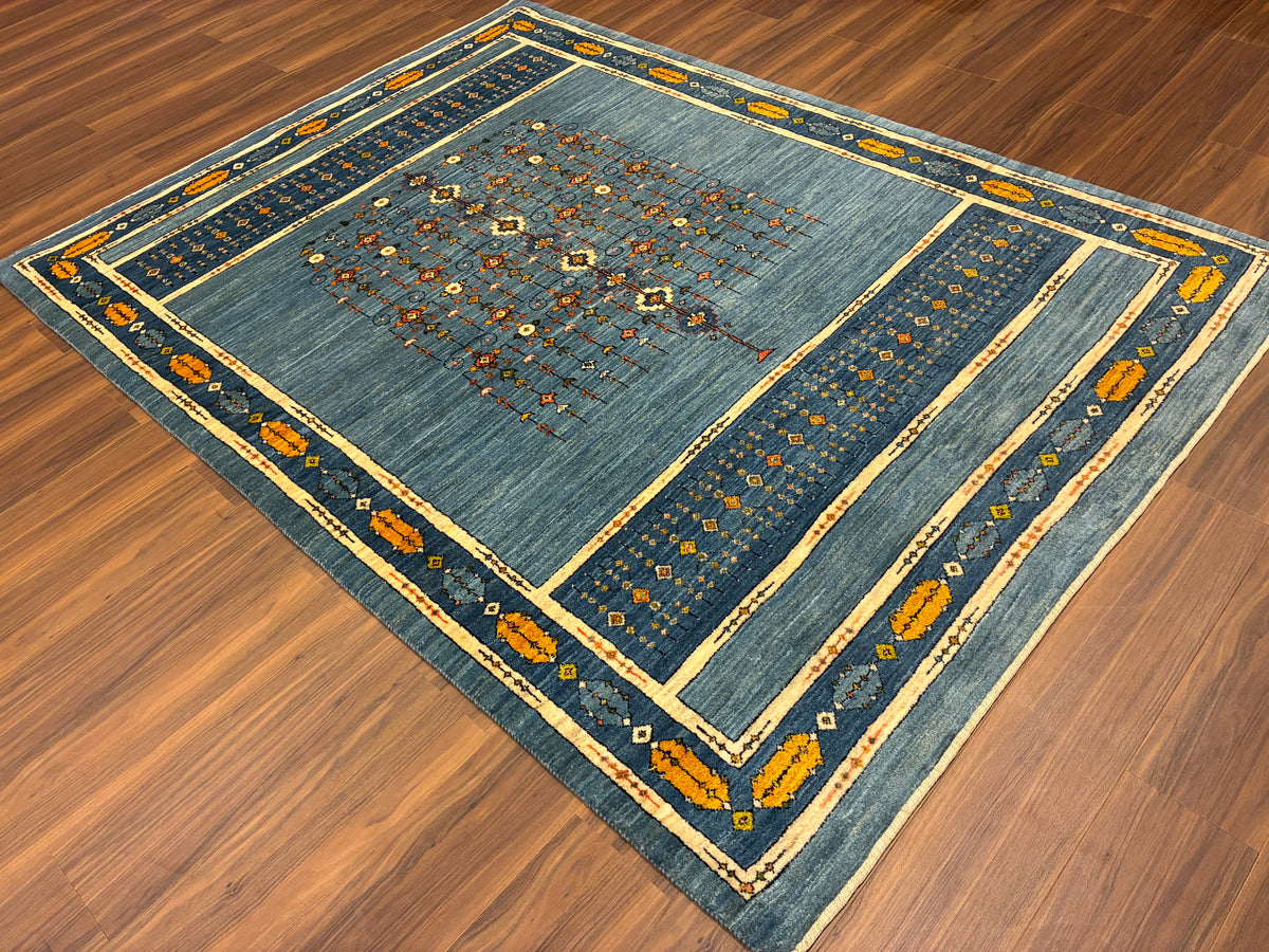 【千葉店】カシュクリギャッベ  208cm x 152cm RJ17449