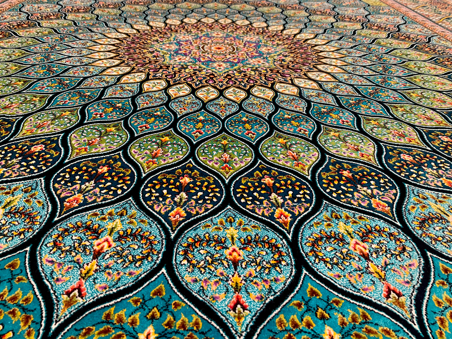 ペルシャンシルク 200cm x 135cm PS11908