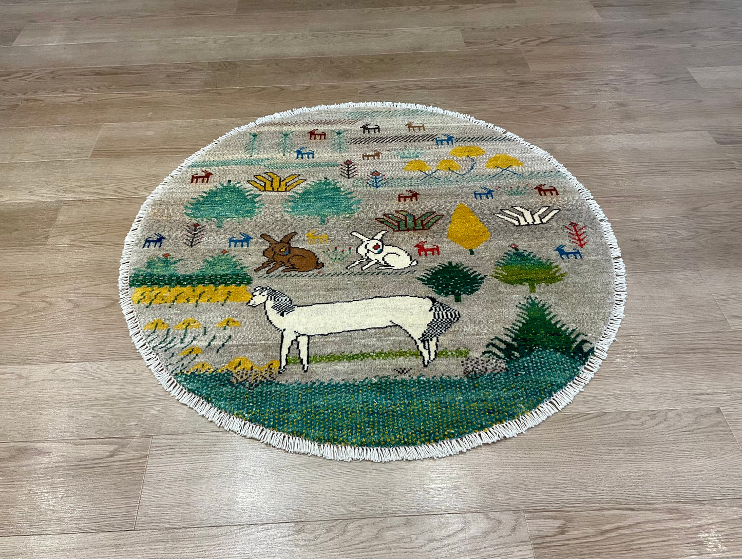 ギャッベ アマレバフト Φ100cm RJ14729