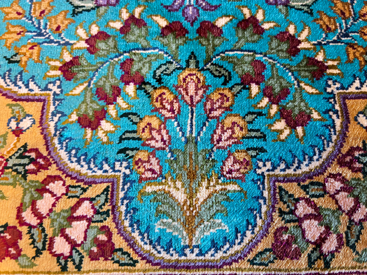 【千葉店】クム アフマディ工房 90cm x 62cm PS11946
