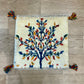 【福岡店】ギャッベ 42cm x 41cm Z3685