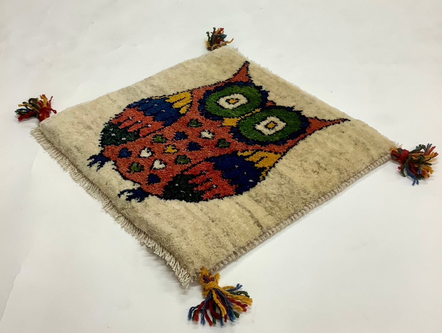 ギャッベ 42cm x 42cm T4862