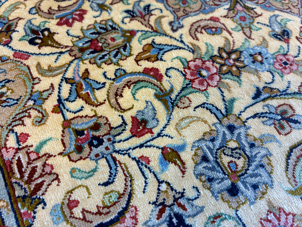 【千葉店】カシャーンシルク アルシャディ工房 92cm x 60cm NT11325