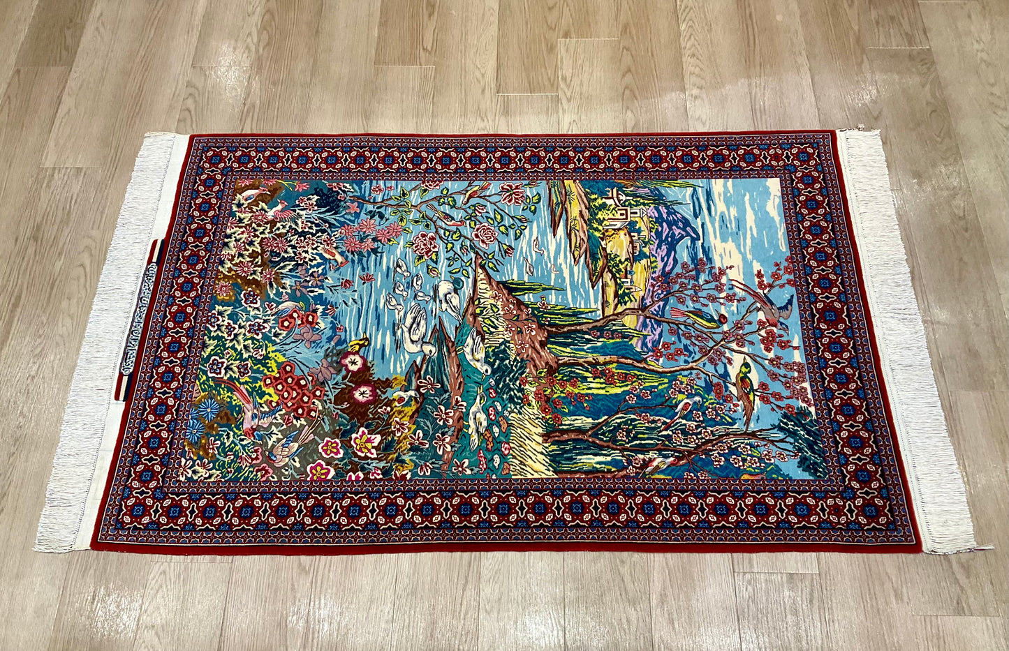 イスファハン (オールド) セイラフィアン工房 153cm x 97cm JM198