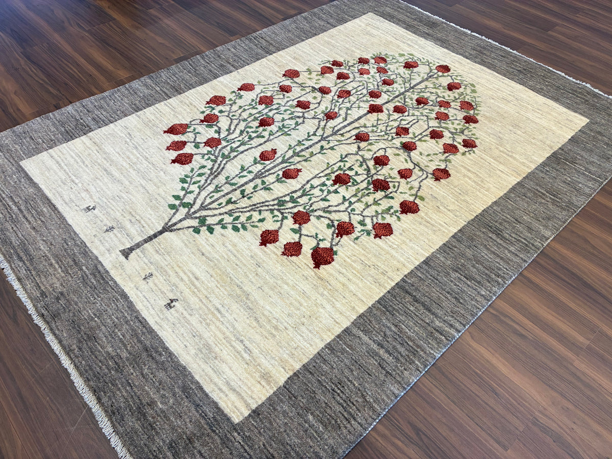 【千葉店】カシュクリギャッベ  213cm x 153cm RJ15370