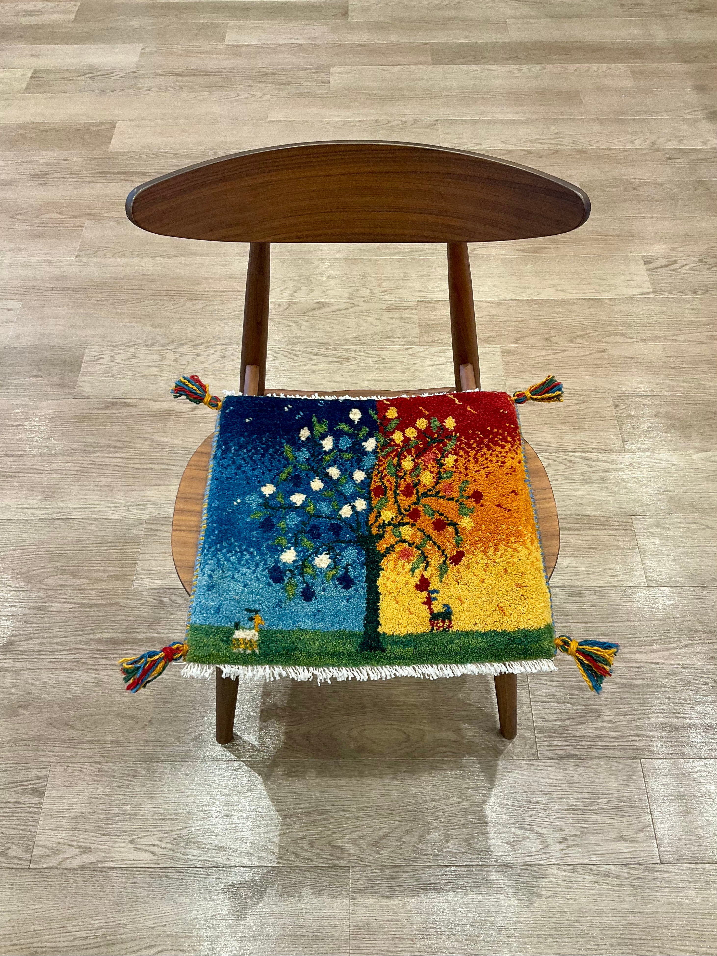 ギャッベ 42cm x 41cm T6760 – ペルシャ絨毯専門店 ペルシャンパトリス