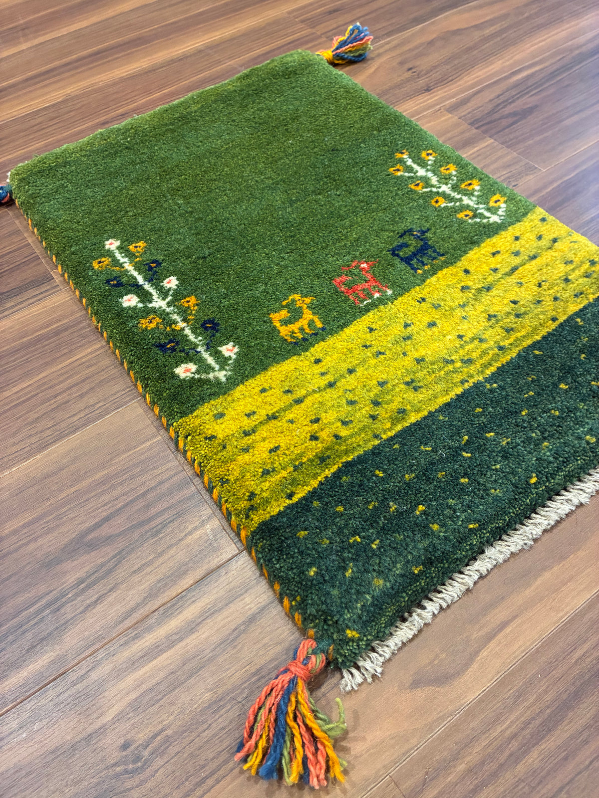 【千葉店】ギャッベ 57cm x 39cm NN17956