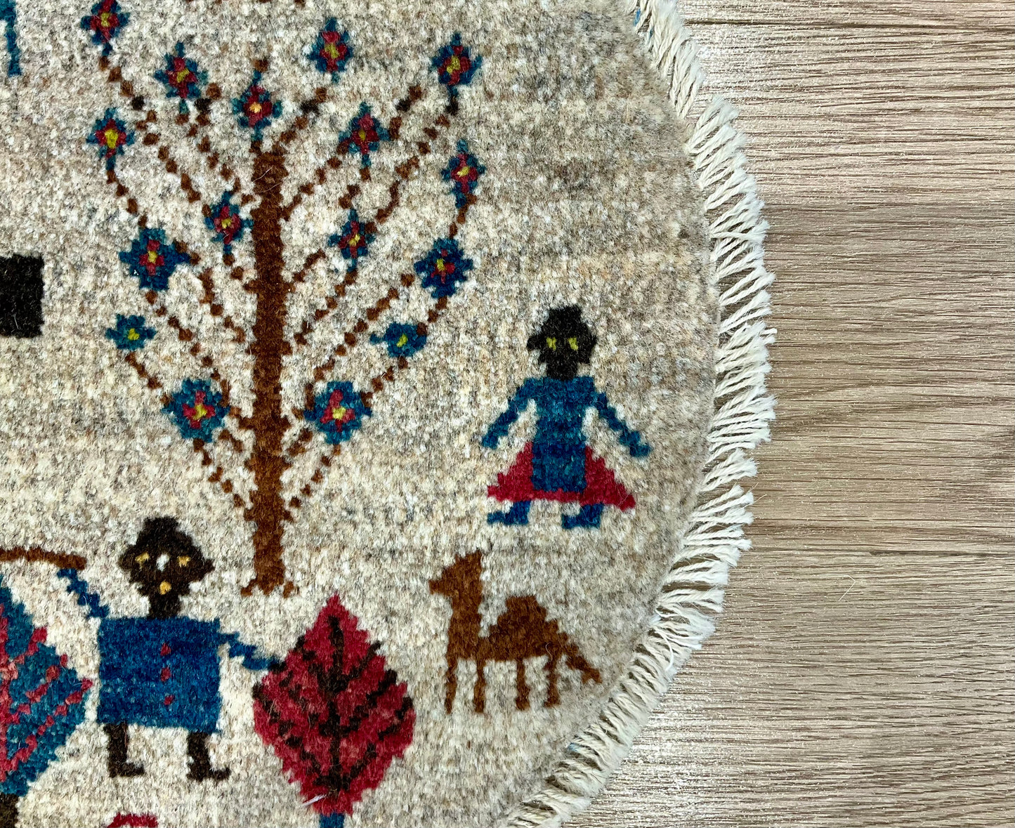 ギャッベ アマレバフト 42cm x 45cm T4835