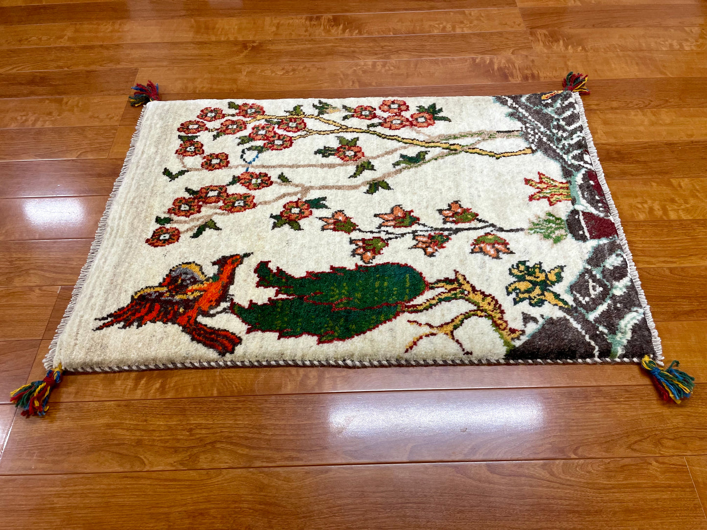 【オンライン限定】ギャッベ 90cm x 63cm RJ13598