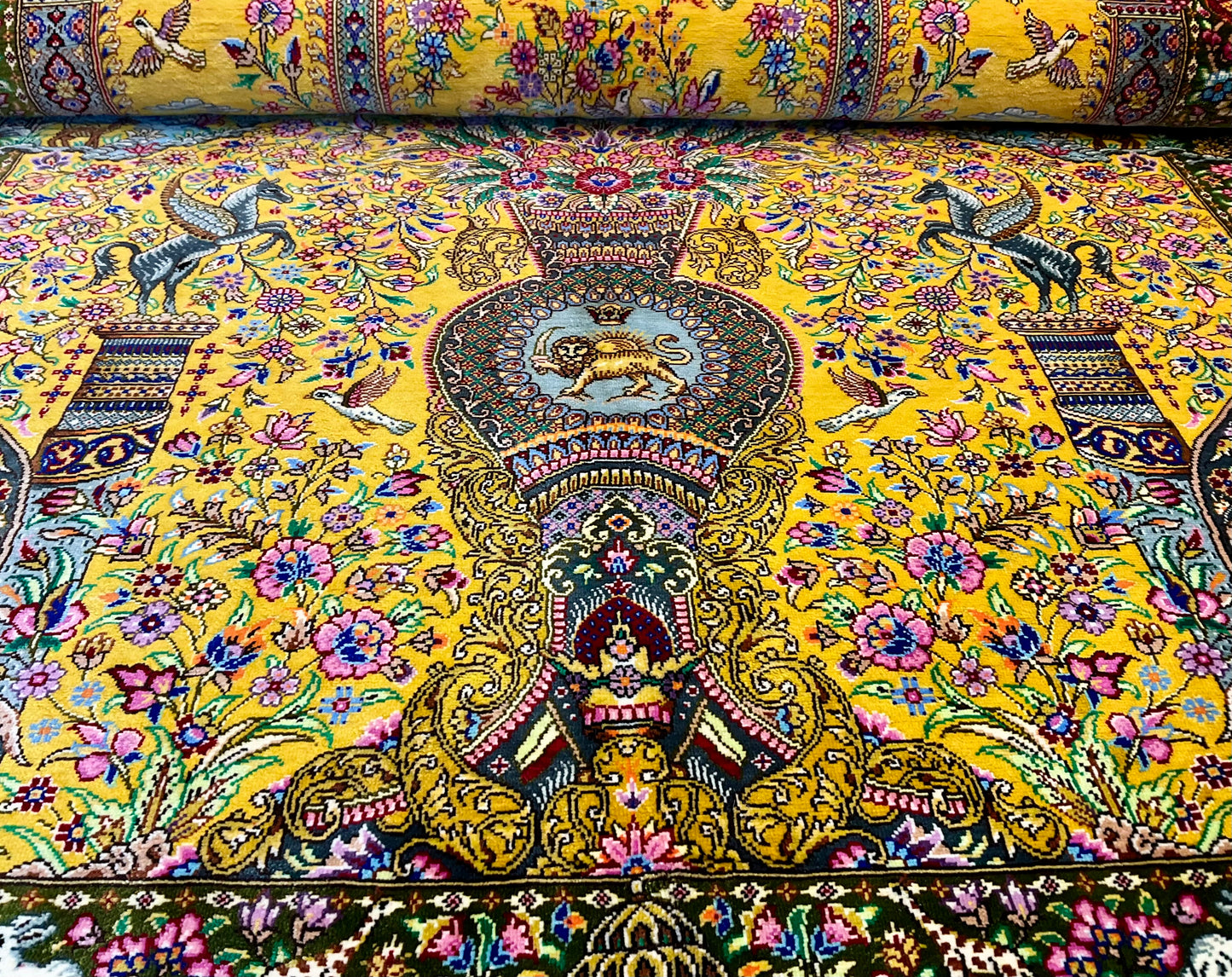 クム モハンマド工房 155cm x 100cm NT11115