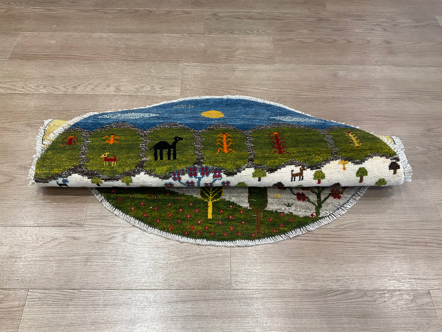 ギャッベ アマレバフト Φ100cm RJ13542