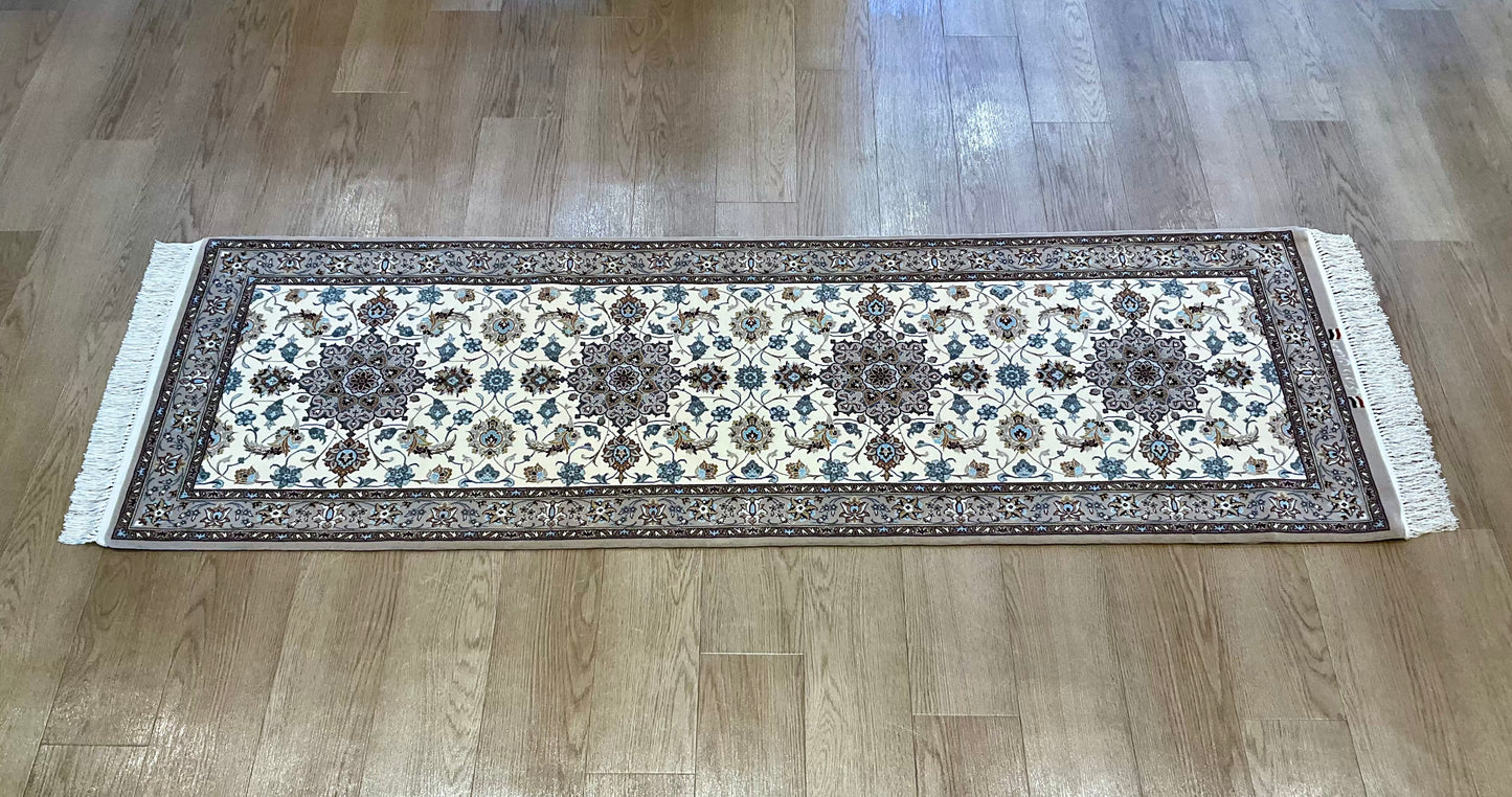 イスファハン ダーバリ工房 203cm x 64cm B6868