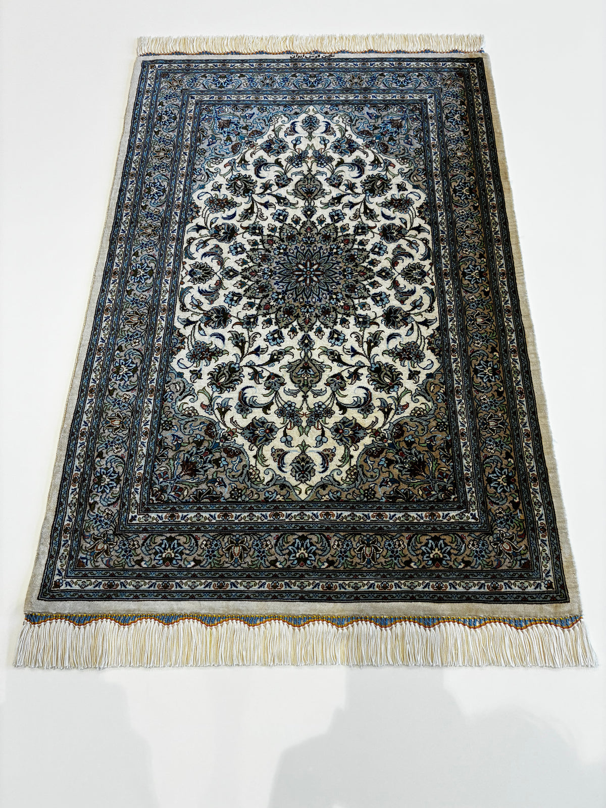 【千葉店】カシャーンシルク ネギン工房 92cm x 58cm NT13856