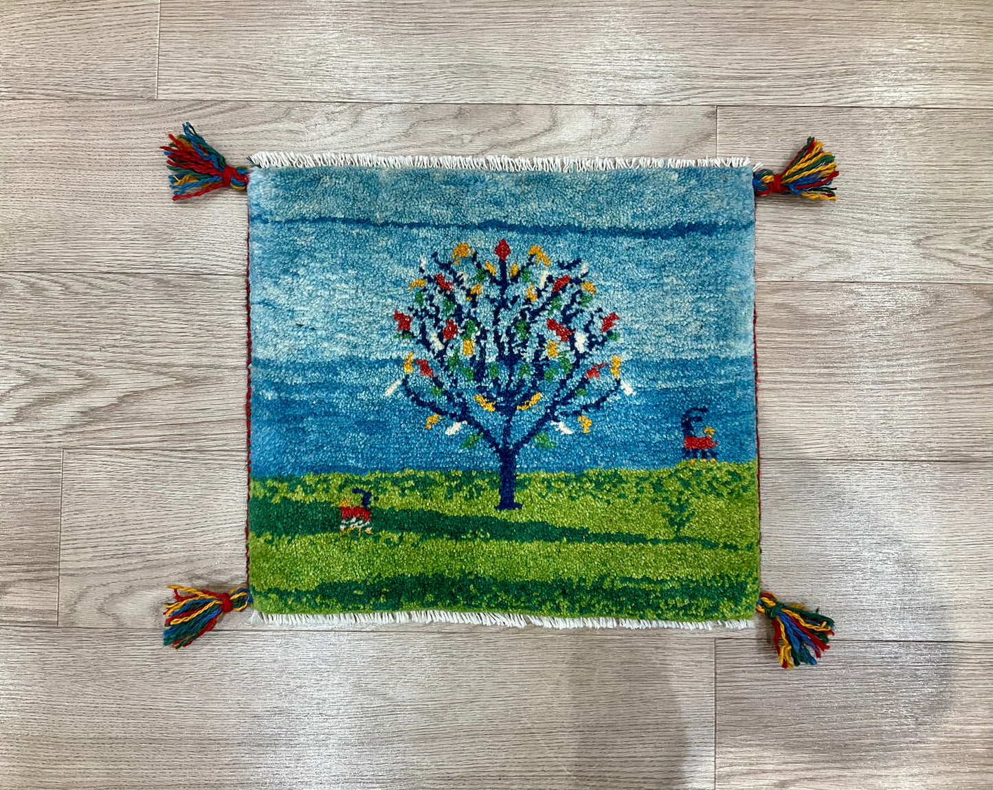 ギャッベ 44cm x 39cm T10000