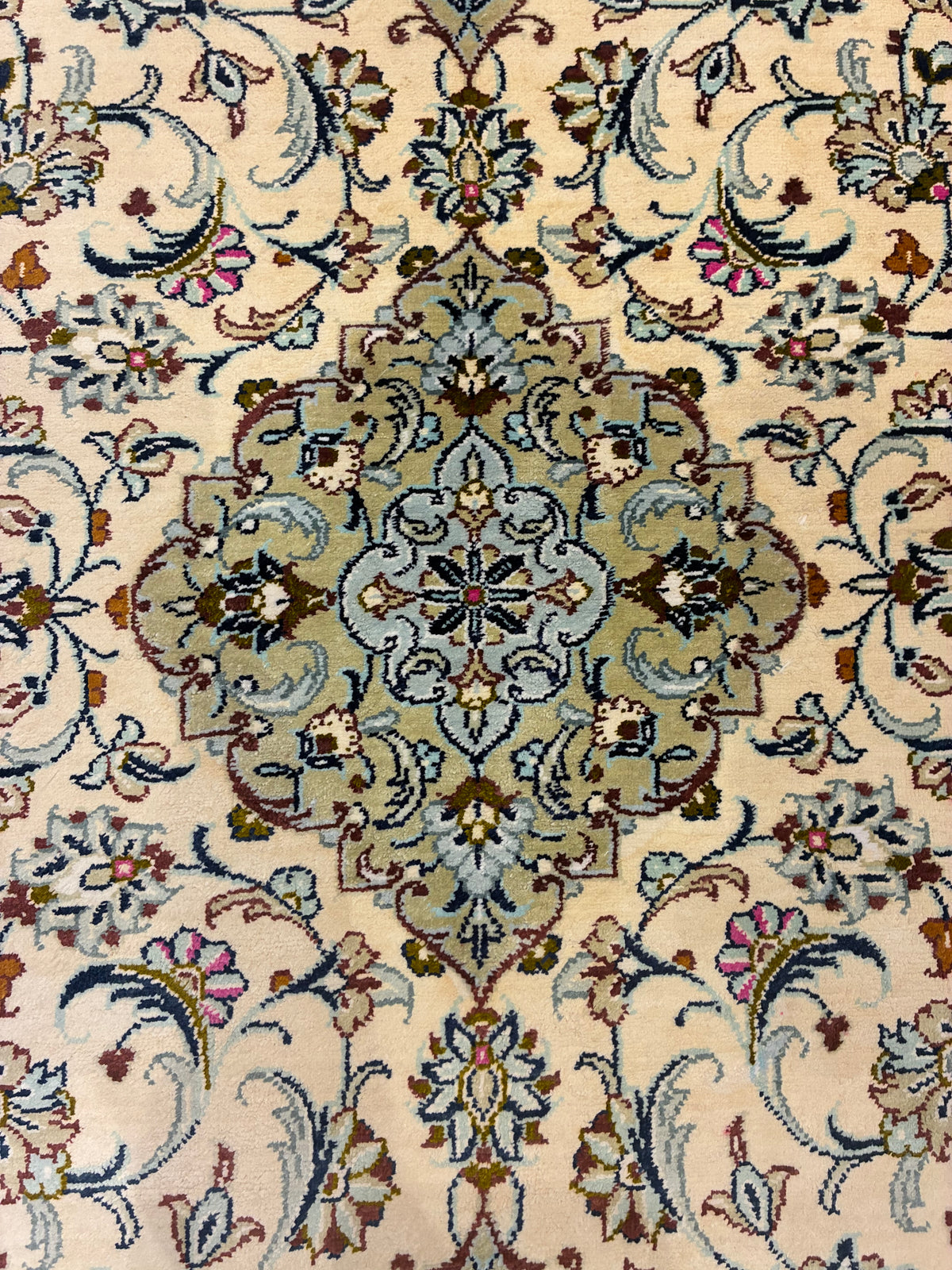 【千葉店】カシャーンシルク ネギン工房 90cm x 60cm PS13766