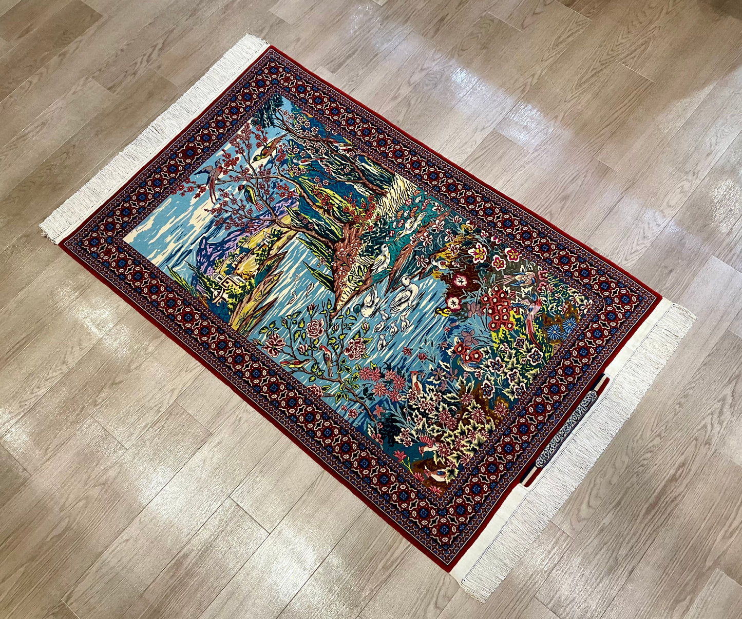 イスファハン (オールド) セイラフィアン工房 153cm x 97cm JM198