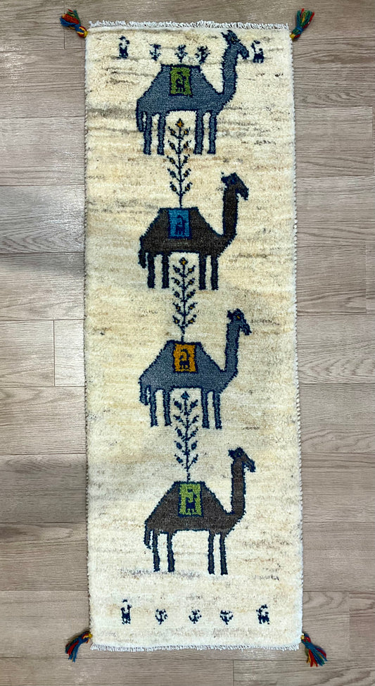 【福岡店】ギャッベ  137cm x 48cm RJ16408