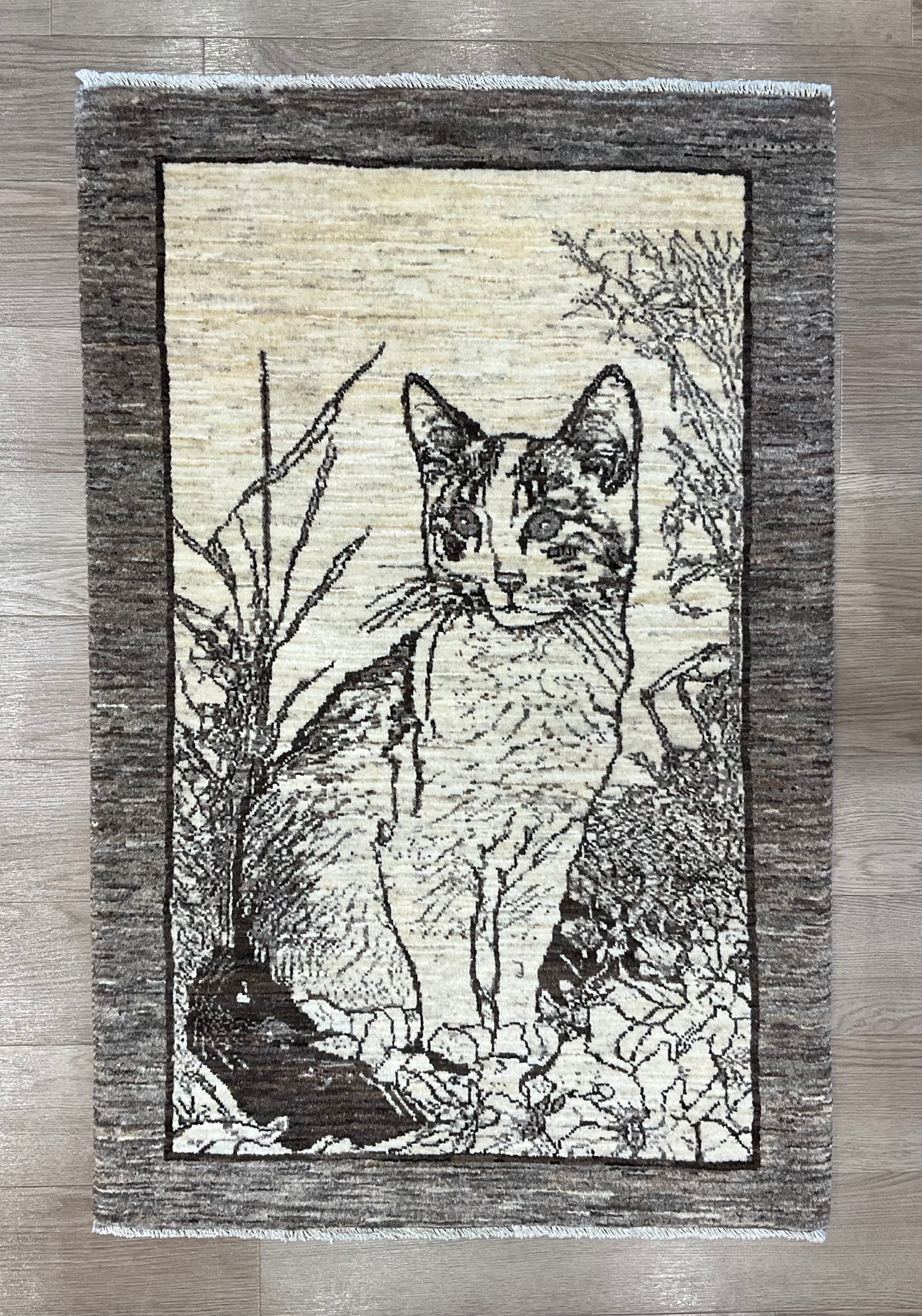 キャシュクリギャッベ ペルシャ絨毯 トライバルラグ なめらか高品質