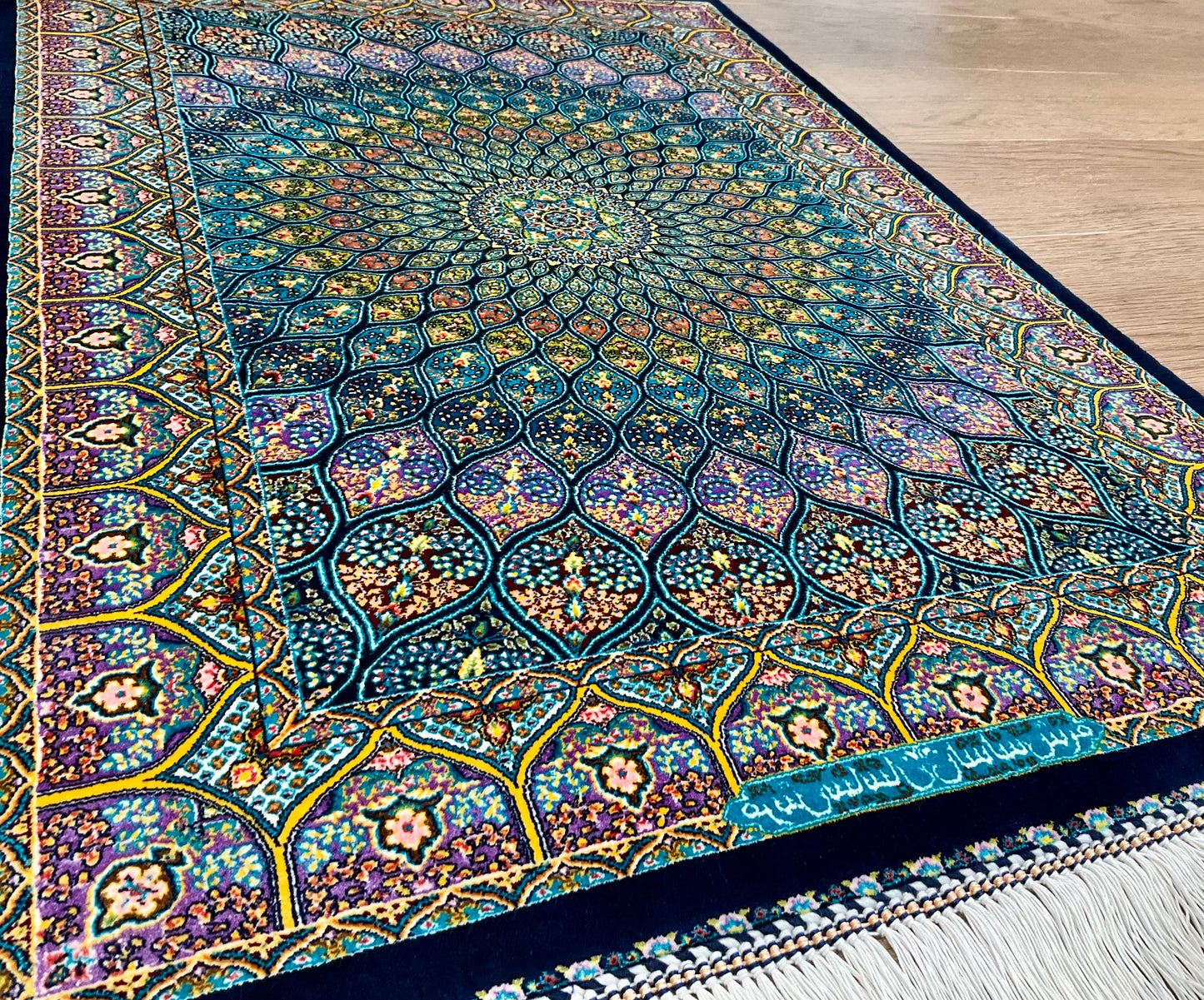 ペルシャンシルク 90cm x 60cm PS10925