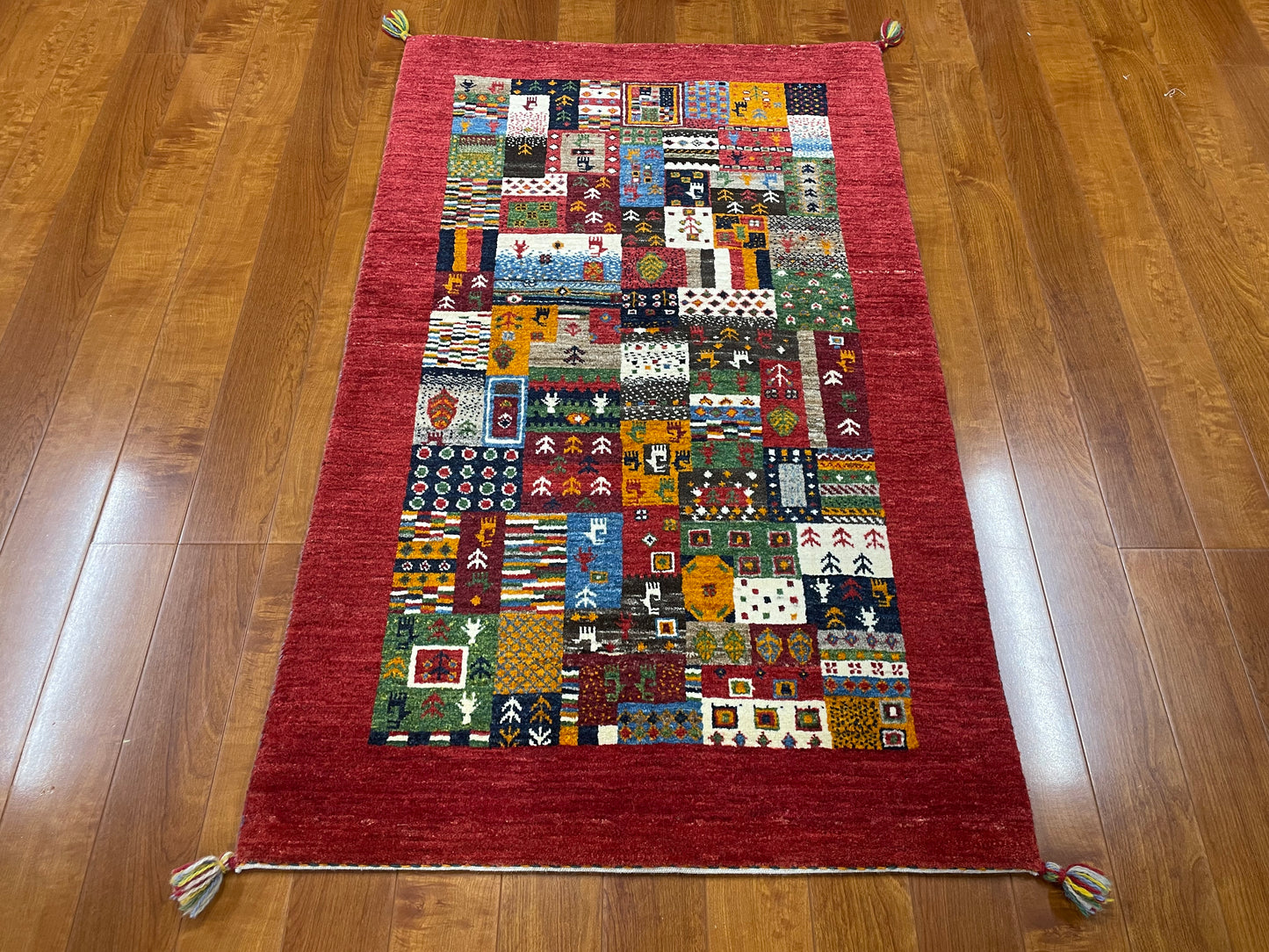 【オンライン限定】カシュクリギャッベ 130cm x 80cm BT5144
