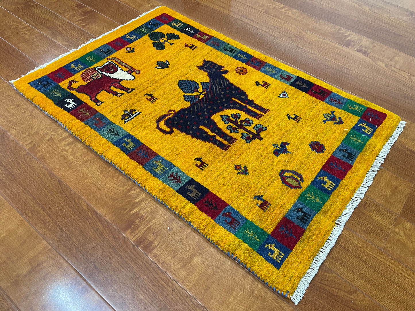 【オンライン限定】ギャッベ アマレバフト 90cm x 60cm RJ17072