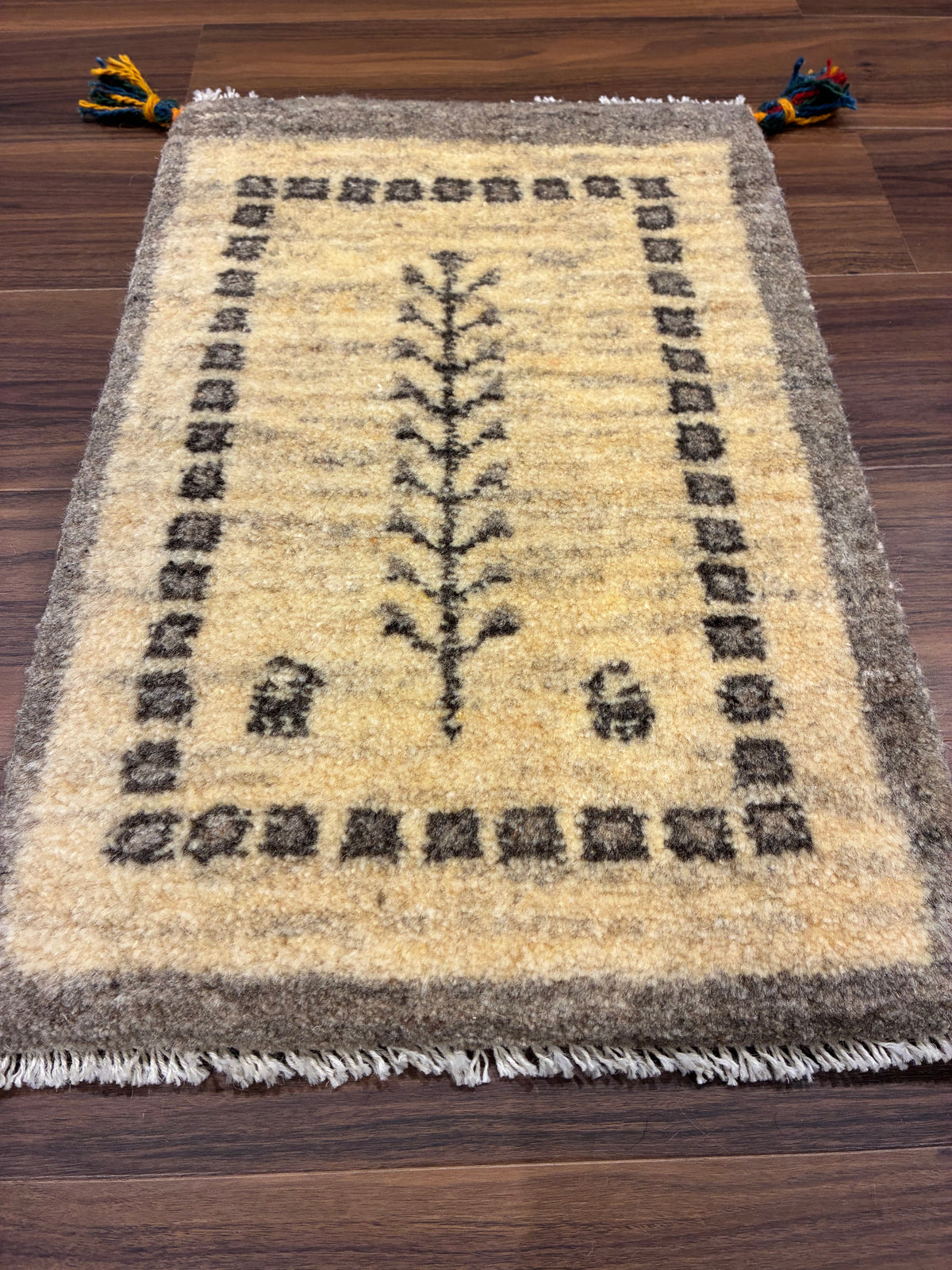 【千葉店】ギャッベ 58cm x 38cm NN20293