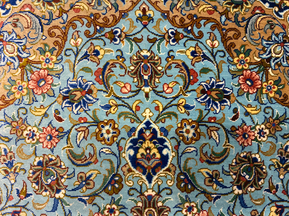 【千葉店】カシャーンシルク アルシャディ工房 95cm x 60cm SEM48838