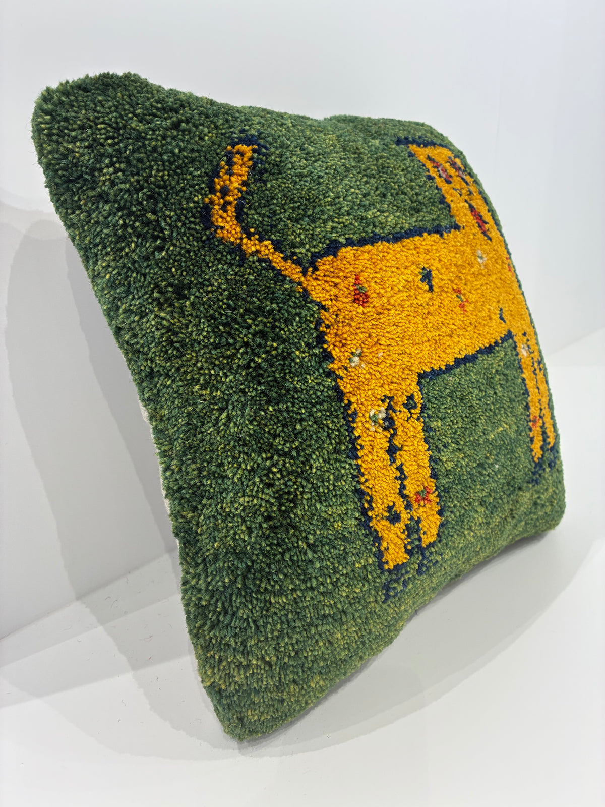 【千葉店】ギャッベクッション 47cm x 49cm Z2891