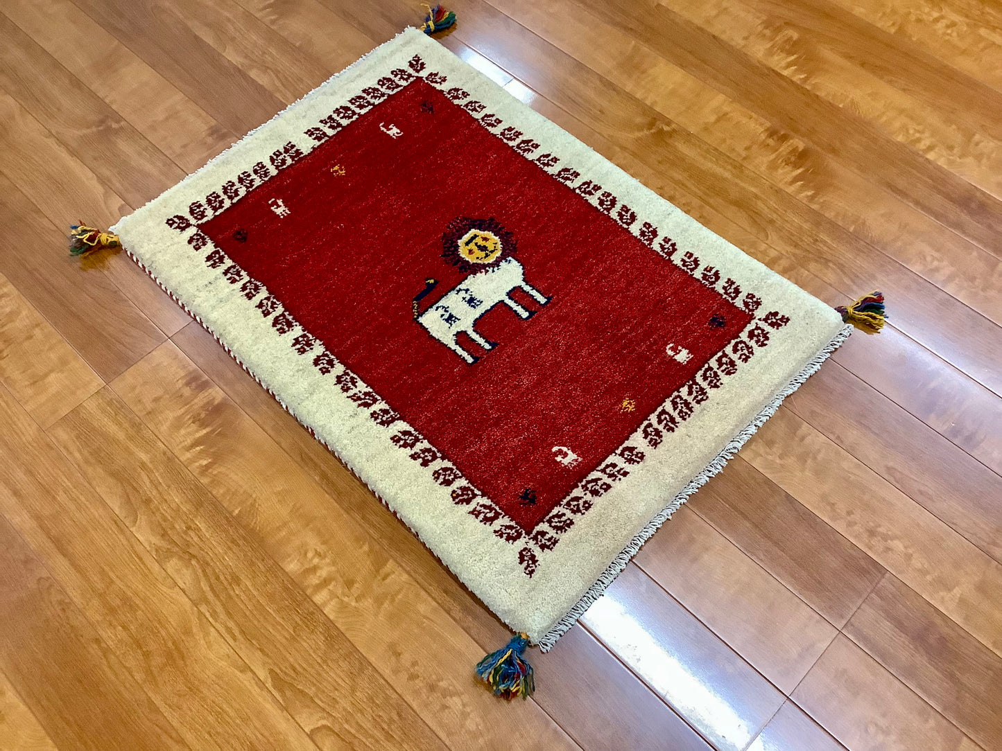 【オンライン限定】ギャッベ 90cm x 62cm RJ12371