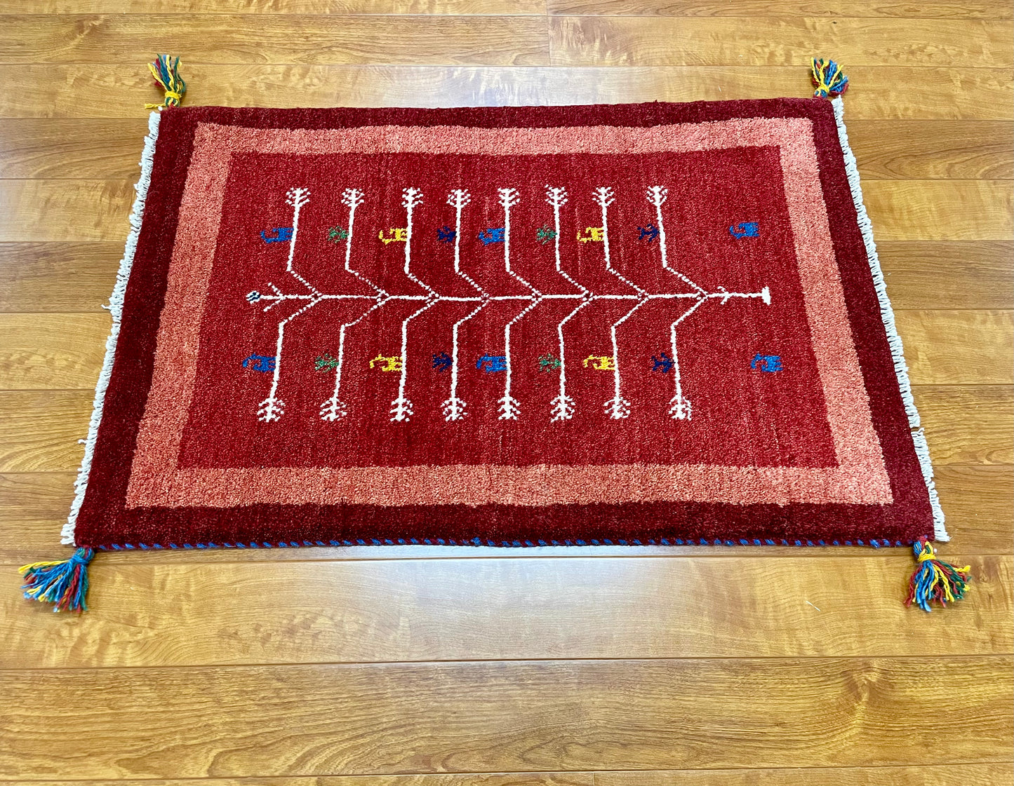 【オンライン限定】ギャッベ 90cm x 62cm RJ12358