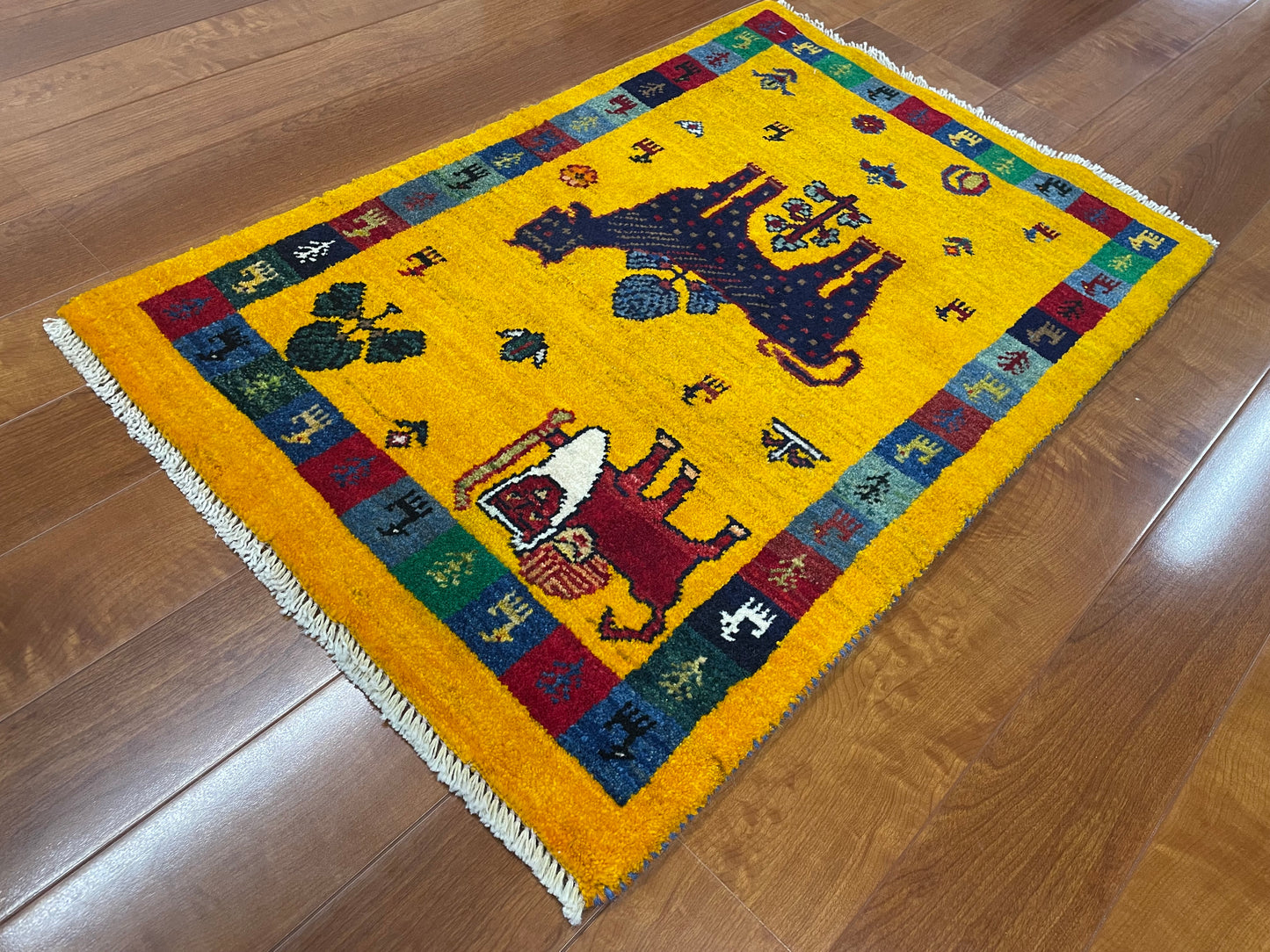 【オンライン限定】ギャッベ アマレバフト 90cm x 60cm RJ17072