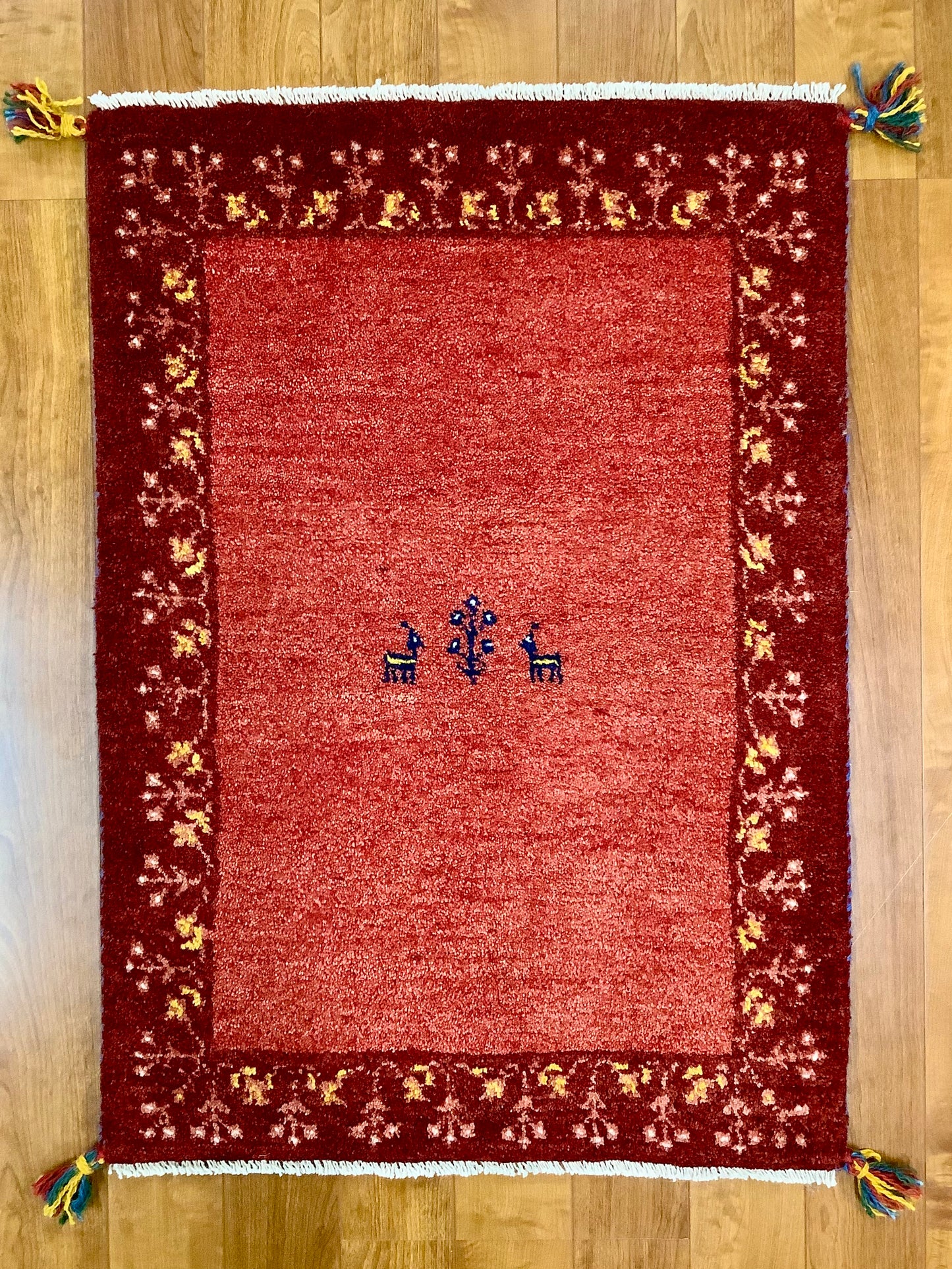【オンライン限定】ギャッベ 90cm x 64cm RJ12380