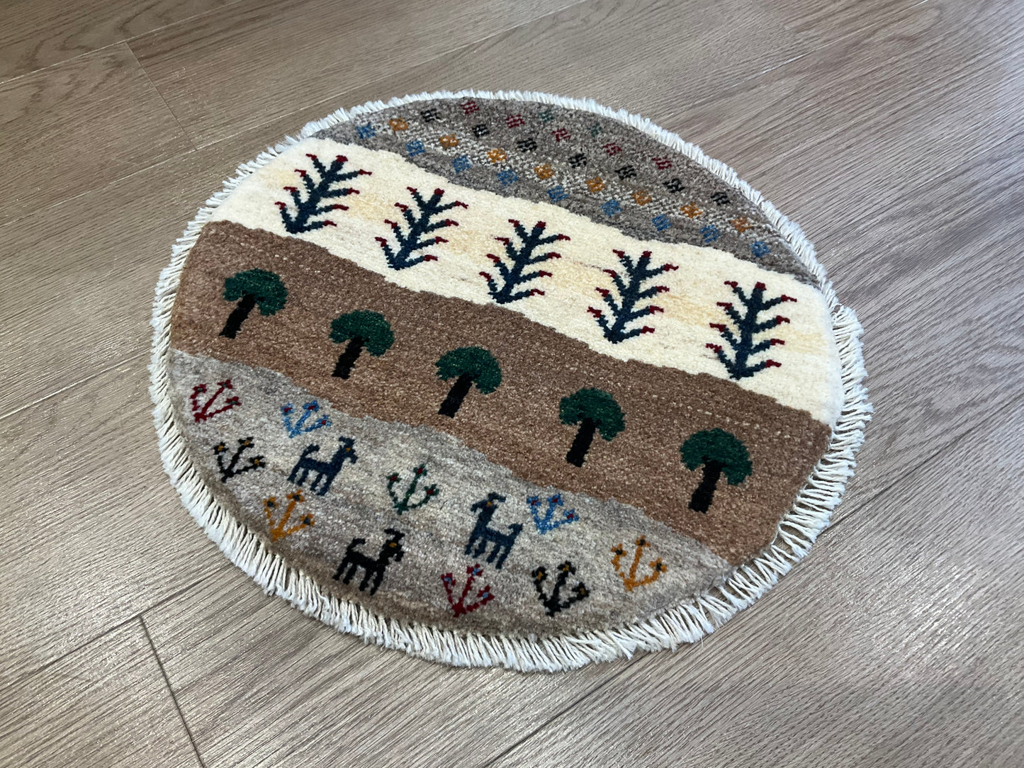 ギャッベ アマレバフト 41cm x 39cm T4843